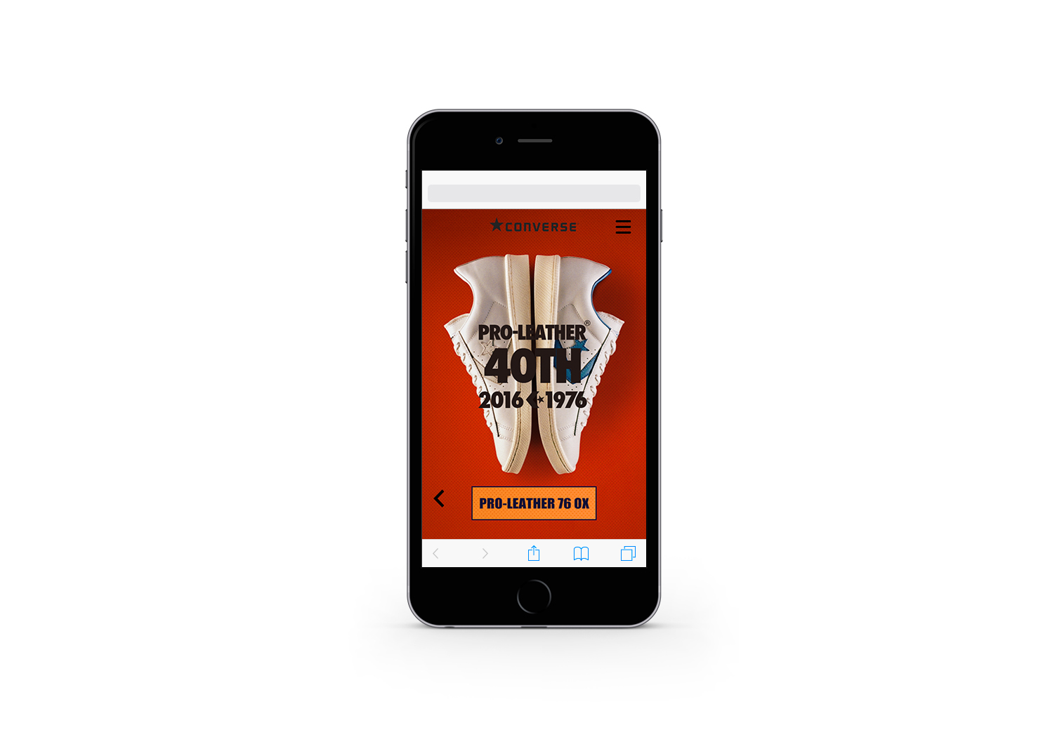 CONVERSE PRO-LEATHER 40TH Smartphone site 2016
