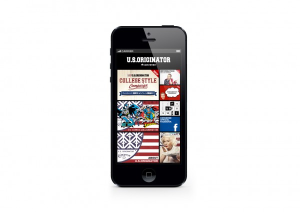 CONVERSE U.S.ORIGINATOR Smartphone Website 2012